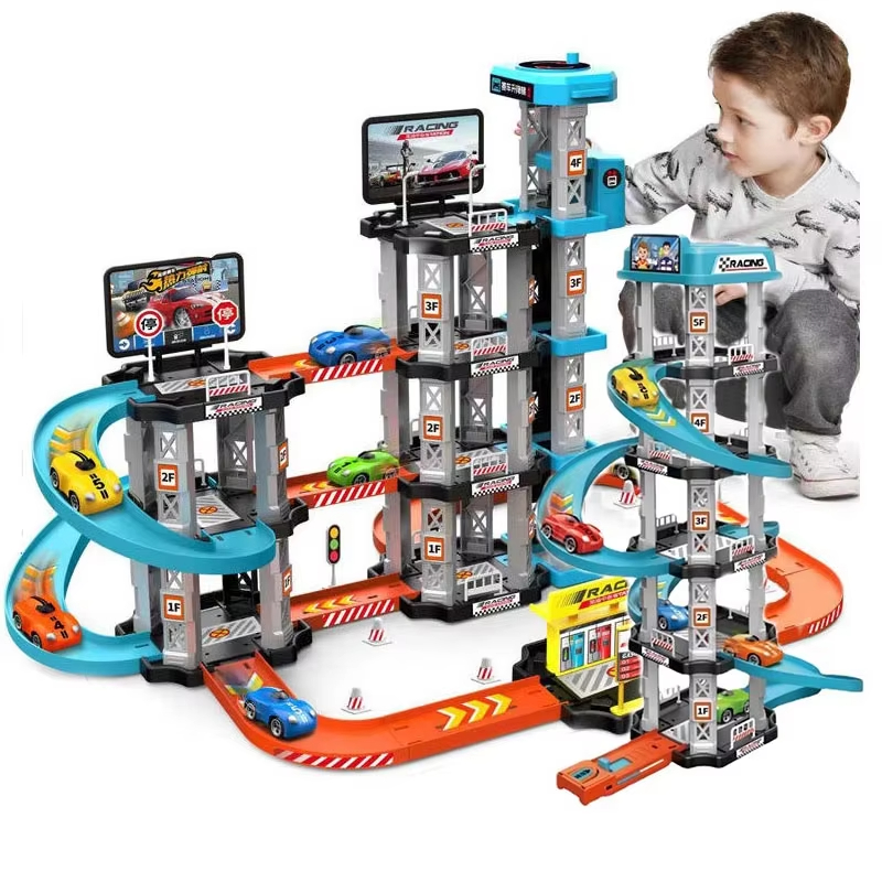 Hot Wheels Car Track Sets - Race Track Car Ramp Toy Children
