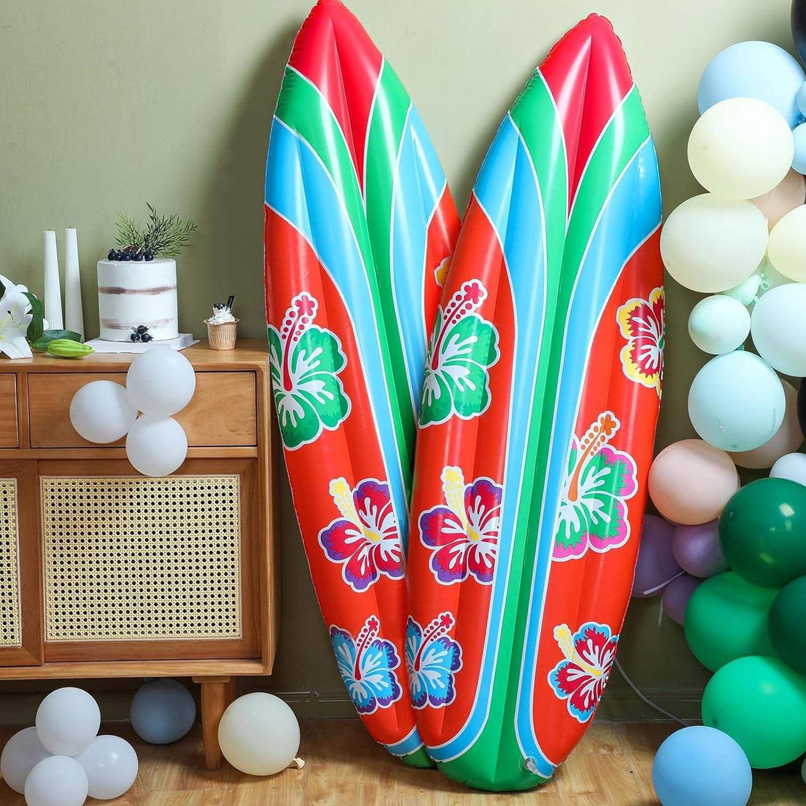 Kids Outdoor Water Toys - Blow Up Surf Board 2 Pieces