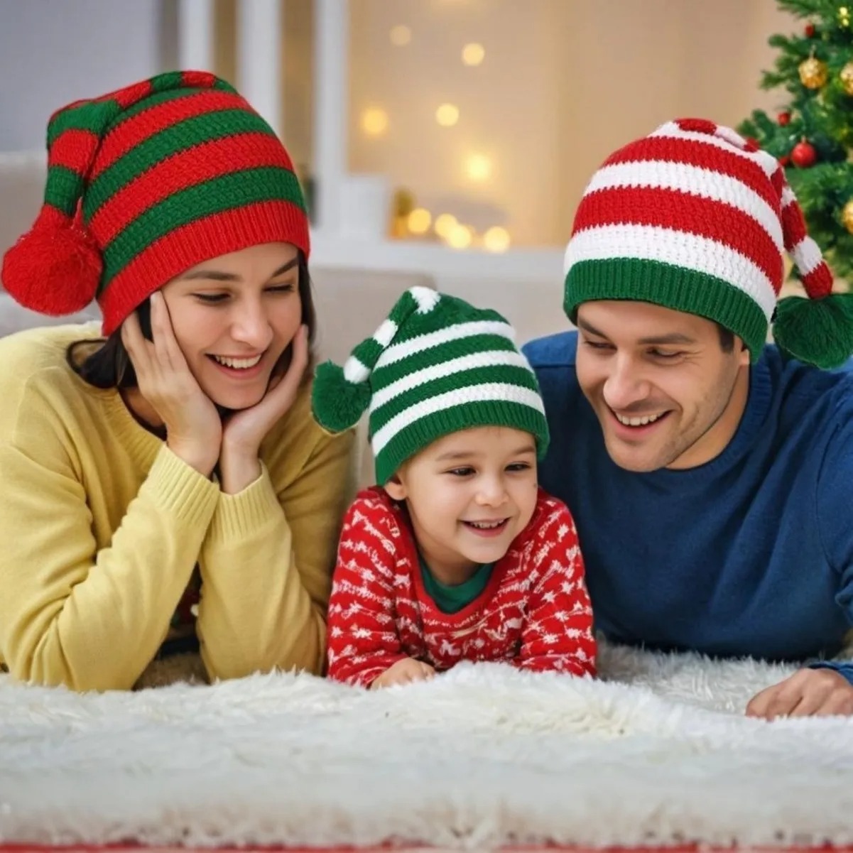 Kids Outdoor Xmas Gifts - Adults Kids Christmas Hats Non-woven Fabric