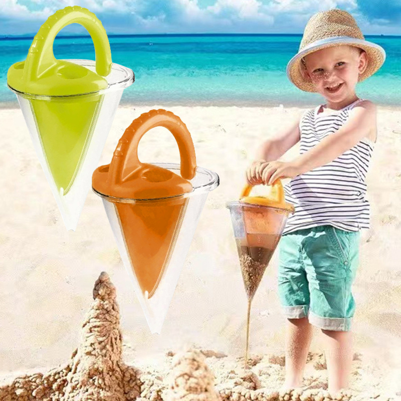 Kids Outdoor Play Equipment - ~~Beach Children Wash Sand Overflow Funnel