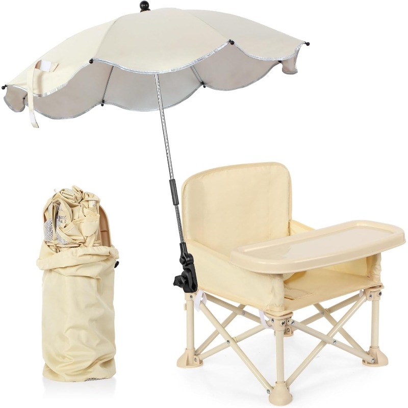Kids Outdoor Dining Table - Baby Outdoor Beach Chair with Umbrella
