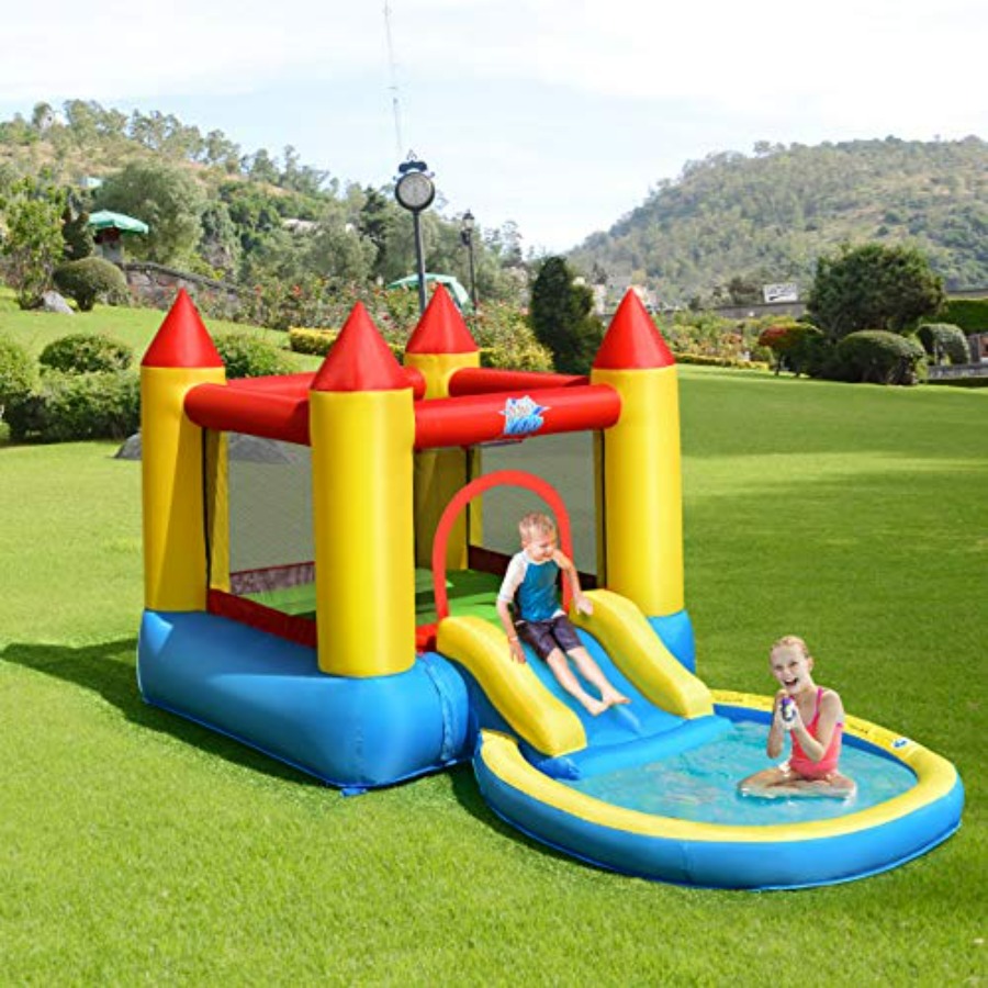 Kids Outdoor Area - Outdoor backyard inflatable bounce house for