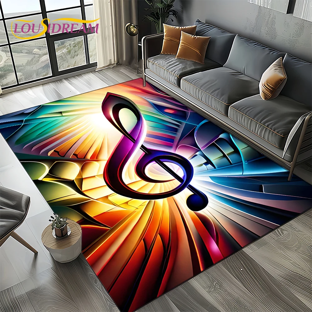 Kids Outdoor Music - Note Music Colorful Musical Score Cartoon
