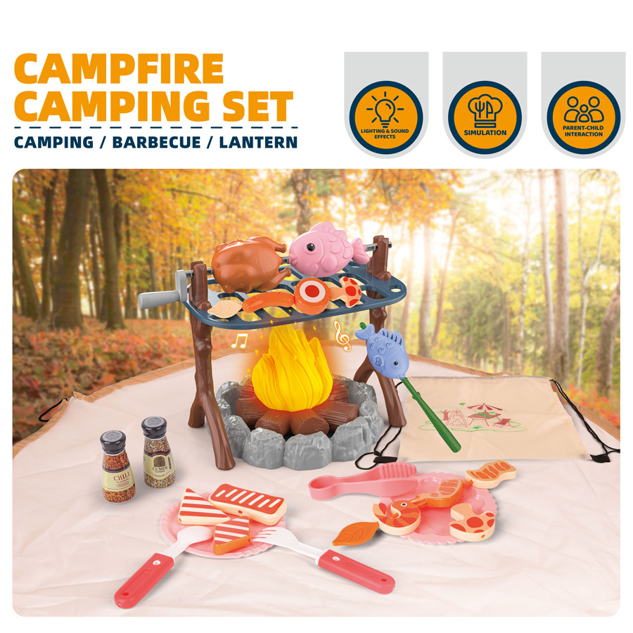 Kids Outdoor Explorer Kit - Kids Outdoor Adventure Tool Set Campfire