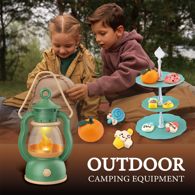 Kids Outdoor Explorer Kit - Kids Camping Set Campfire Pretend Play