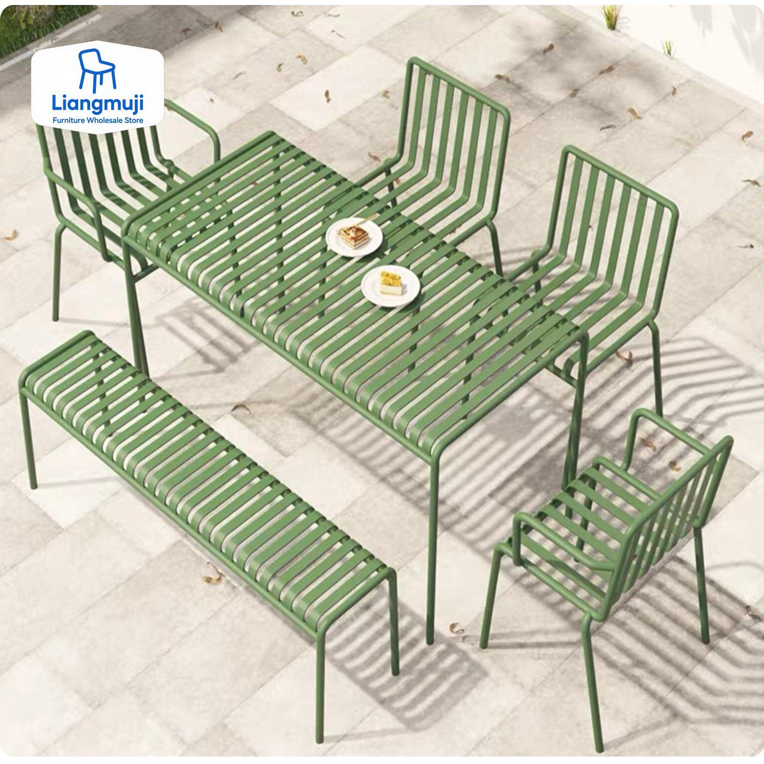 Kids Outdoor Dining Table - Modern Simple Leisure Outdoor Patio Furniture
