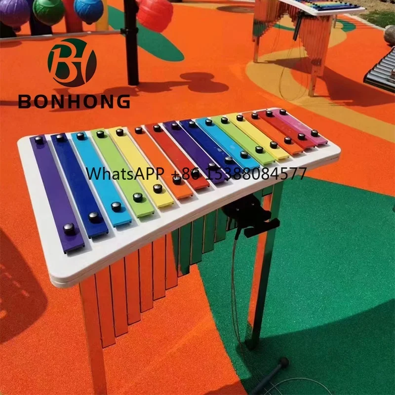 Kids Outdoor Xylophone - Bonhong Outdoor Free Standing Percussion Music
