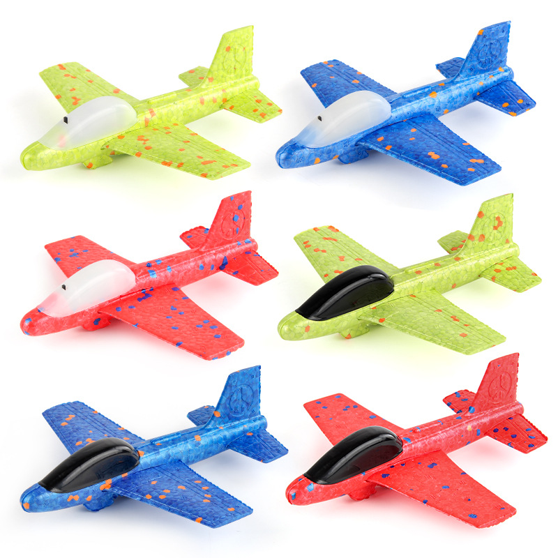 Kids Outdoor Activity Toys - Children Ejecting Foam Aircraft Toys Slingshot