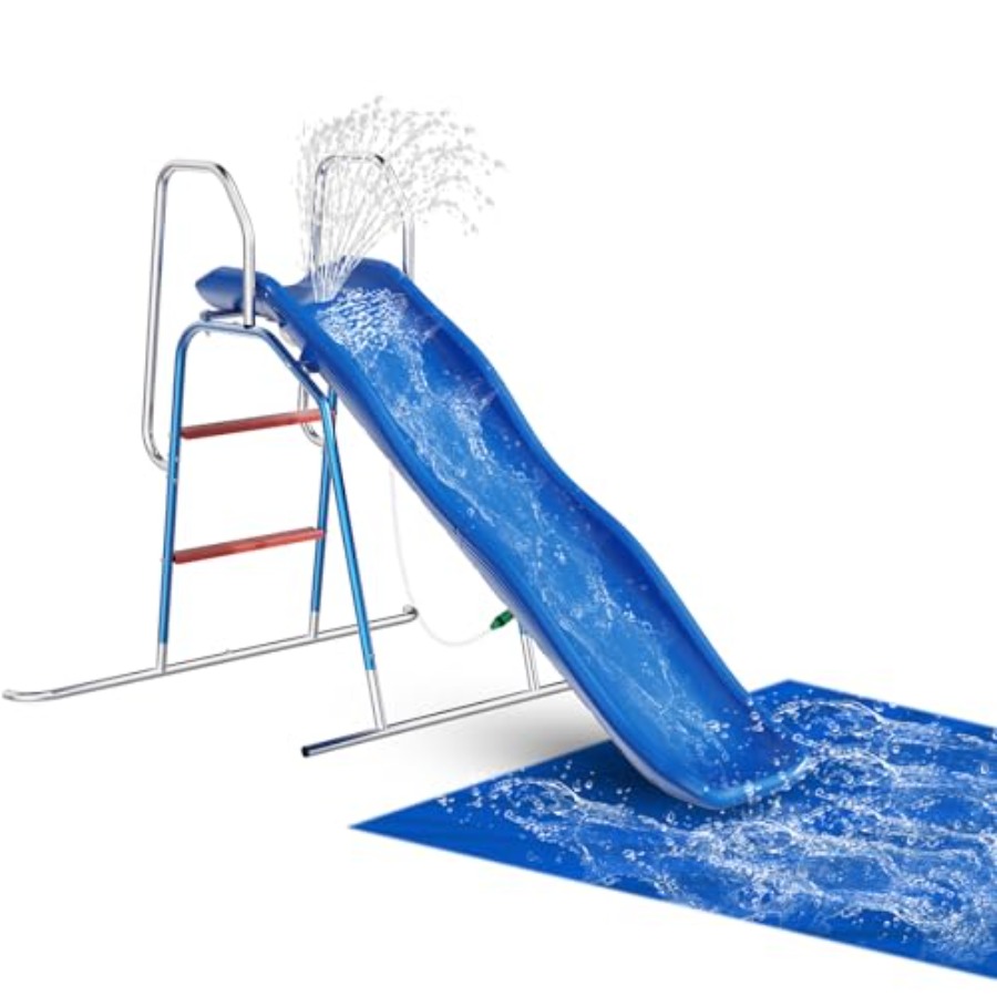 Kids Outdoor Zone - Backyard water slide for kids: PVC