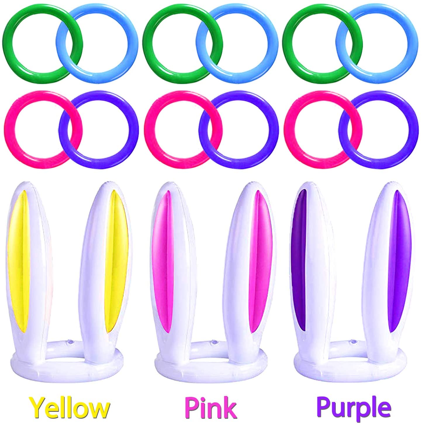 Inflatable Rabbit Ear Throwing - Kids Outdoor Easter Gifts review and price