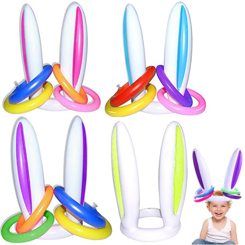 Inflatable Rabbit Ear Throwing - Kids Outdoor Easter Gifts review and price