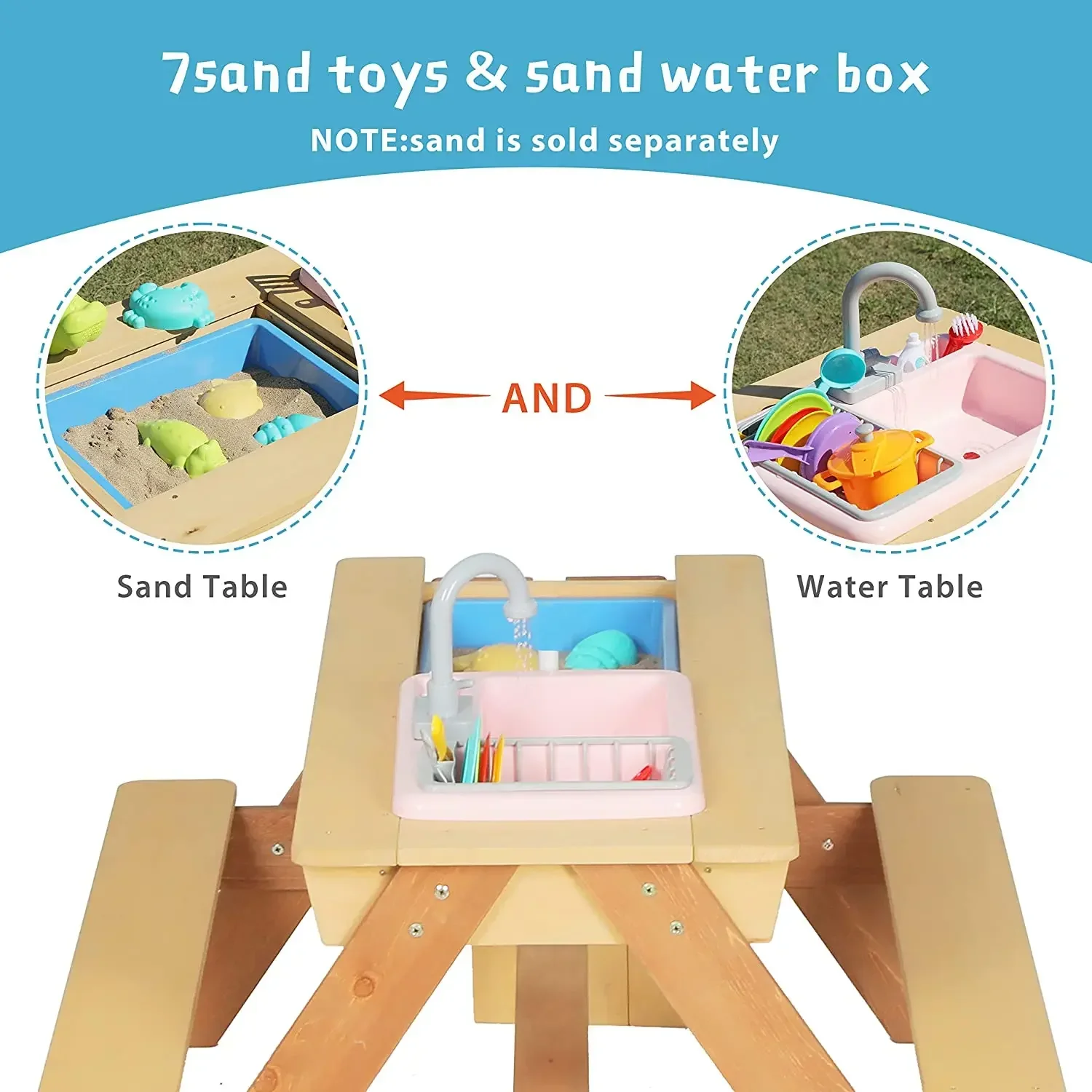 #Kids Picnic Table Outdoor Pat - Kids Outdoor Dining Table review and price