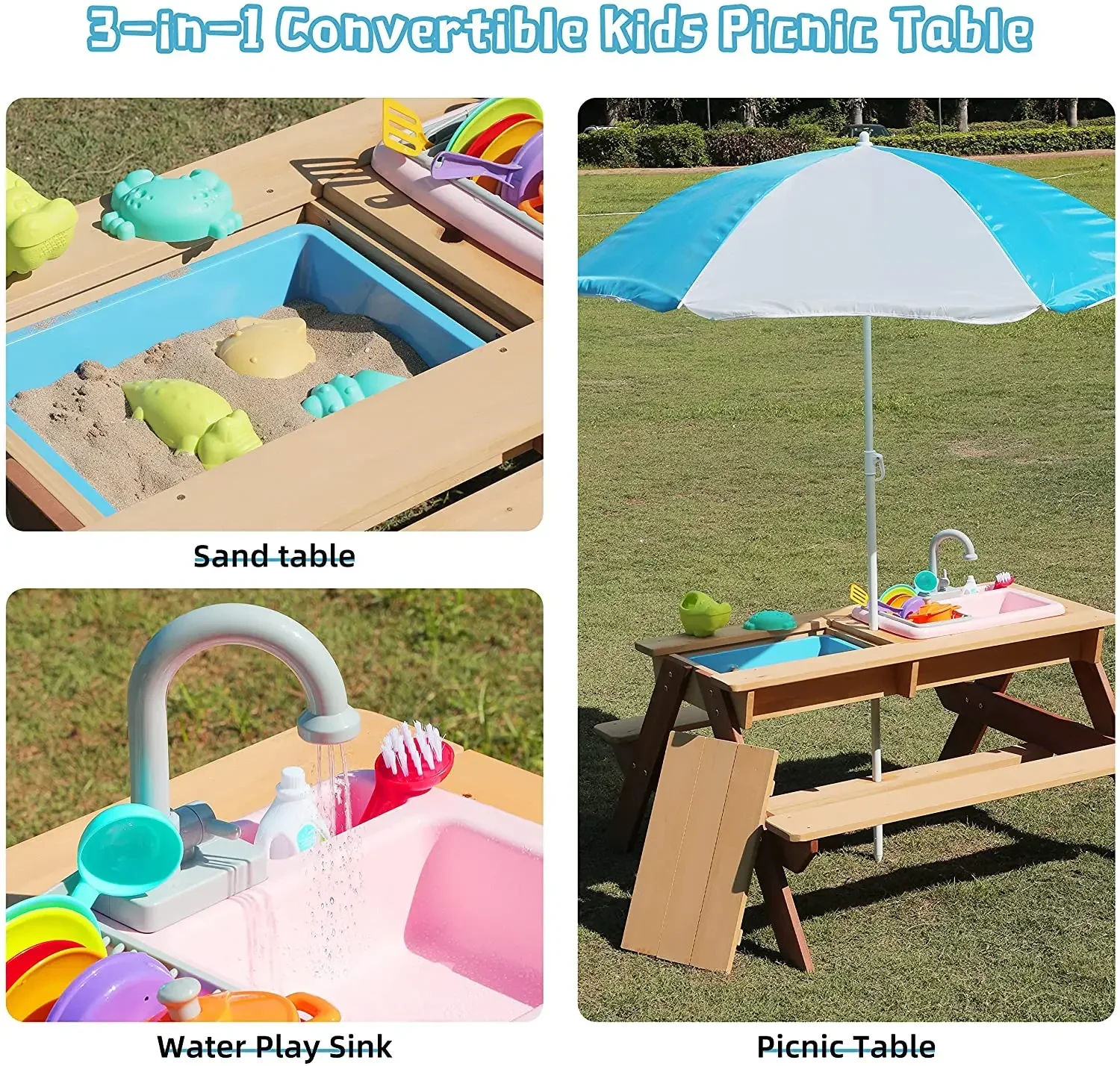 #Kids Picnic Table Outdoor Pat - Kids Outdoor Dining Table review and price