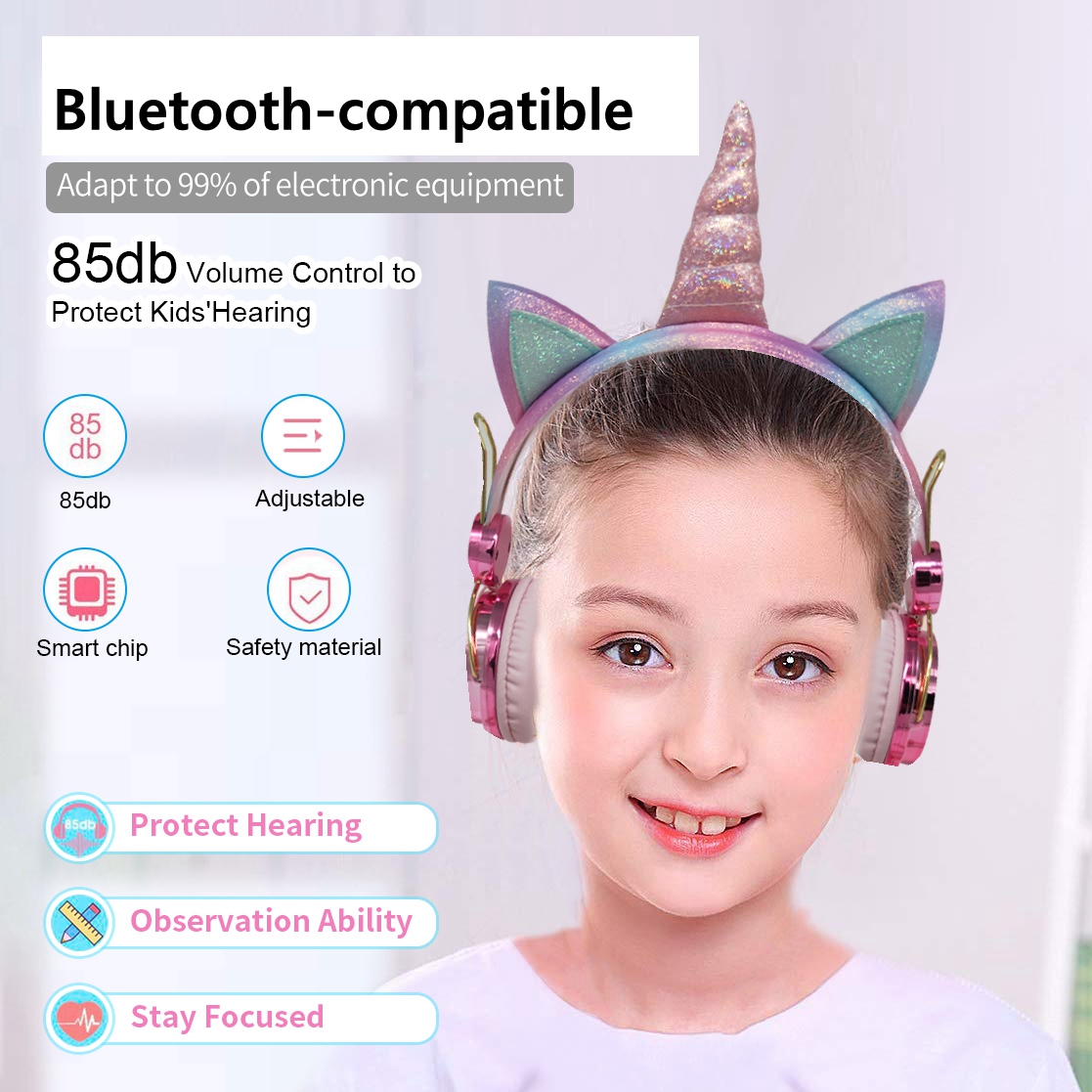 Cute Unicorn Wireless Earphone - Kids Outdoor Music review and price