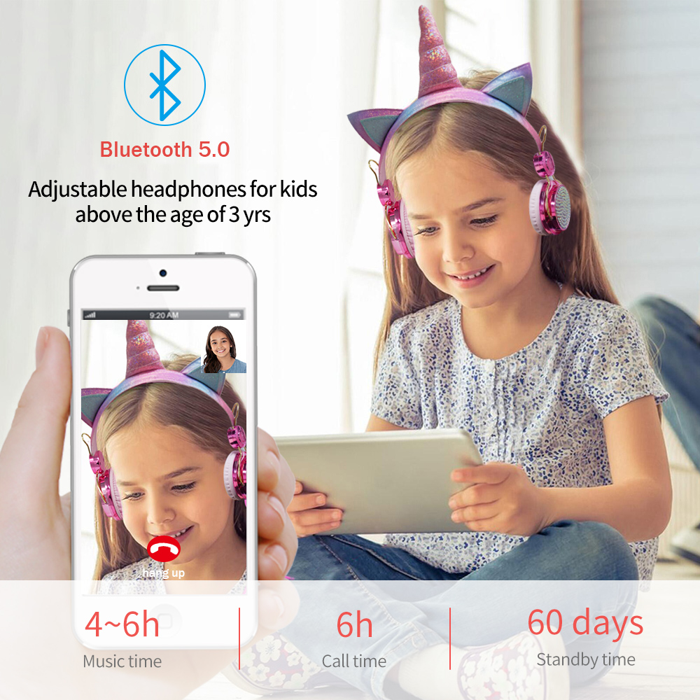 Cute Unicorn Wireless Earphone - Kids Outdoor Music review and price