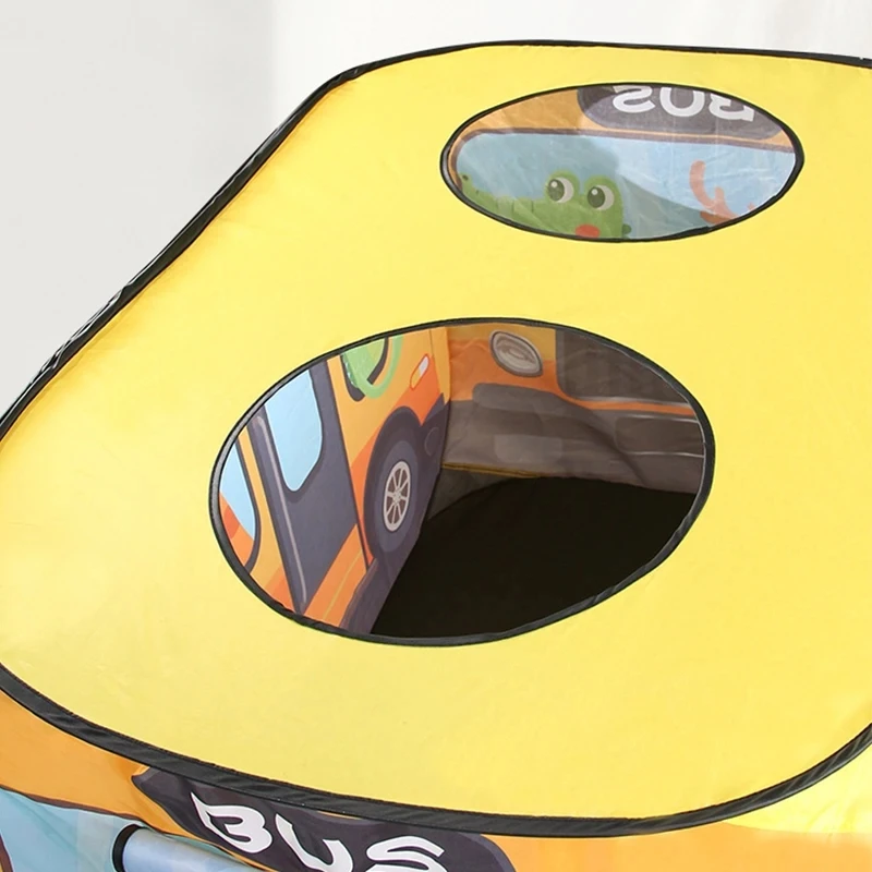 Cartoon Animals Bus Themed Gam - Kids Outdoor Play Tent review and price
