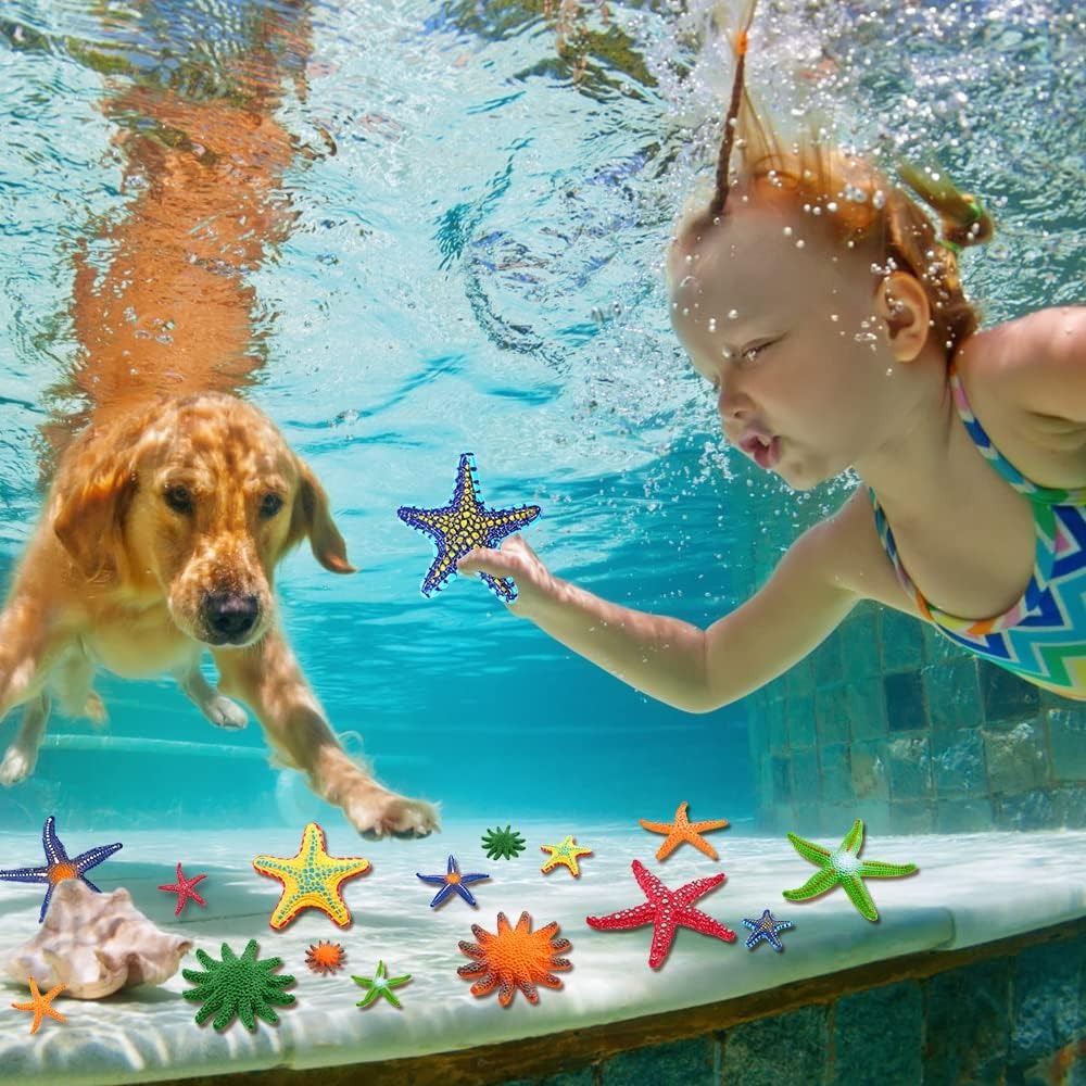 Diving Pool Toys Colorful Star - Kids Outdoor Water Toys review and price