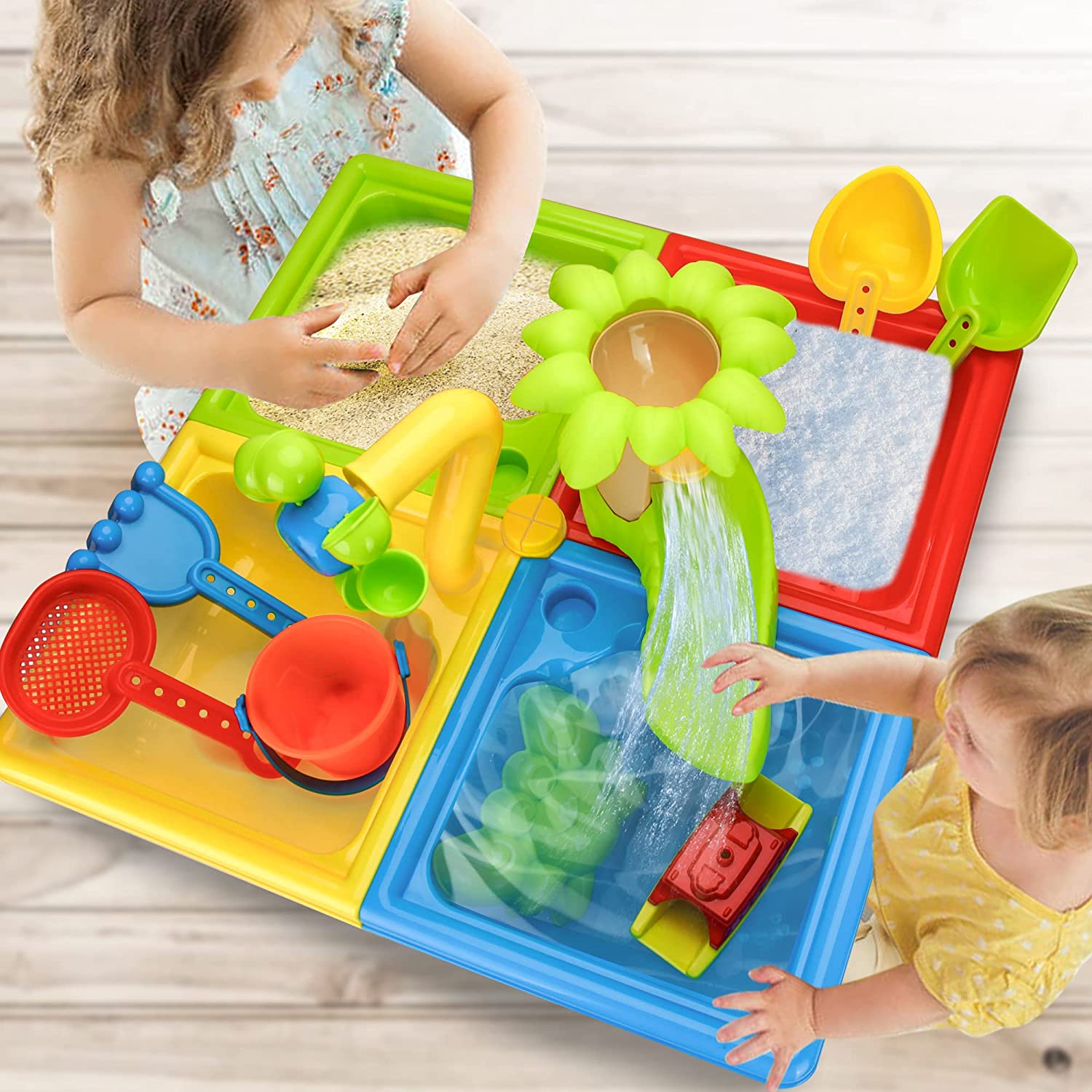 Beach Table Sand Play Toys Chi - Kids Outdoor Table review and price