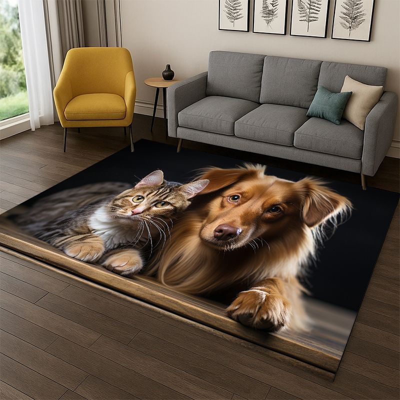 Cute Cat Kitten Cartoon Carpet - Kids Outdoor Area review and price