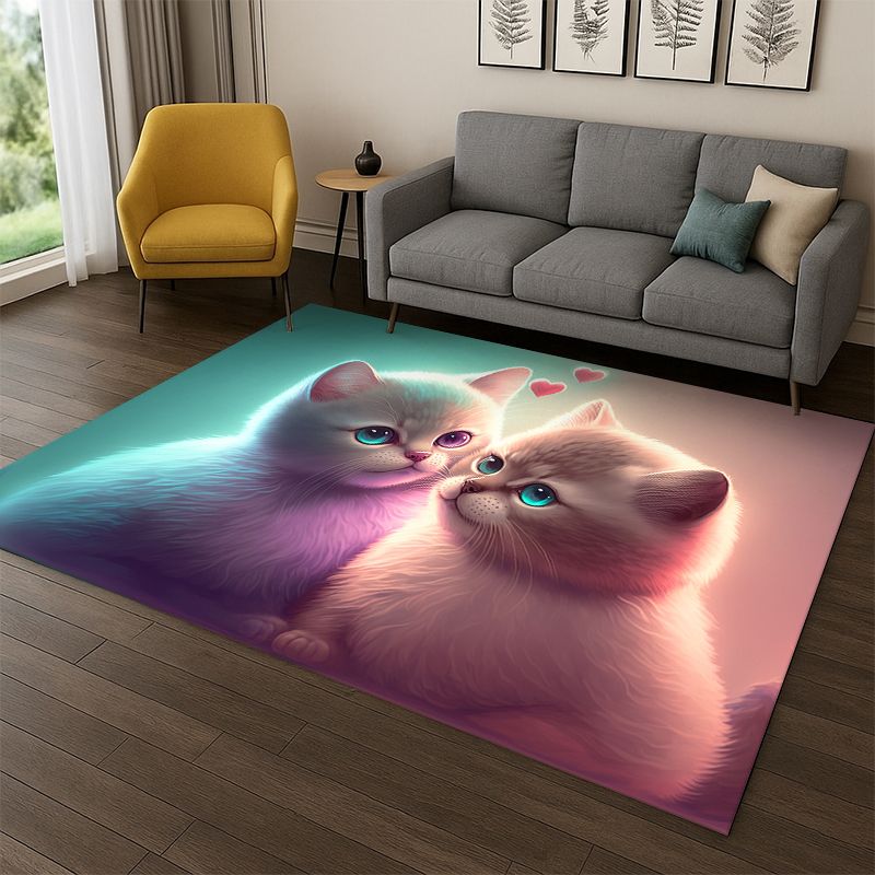 Cute Cat Kitten Cartoon Carpet - Kids Outdoor Area review and price