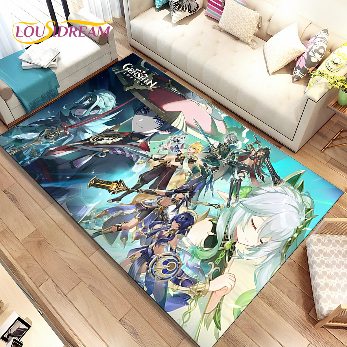 Genshin Impact Cartoon Game Ar - Kids Outdoor Area review and price