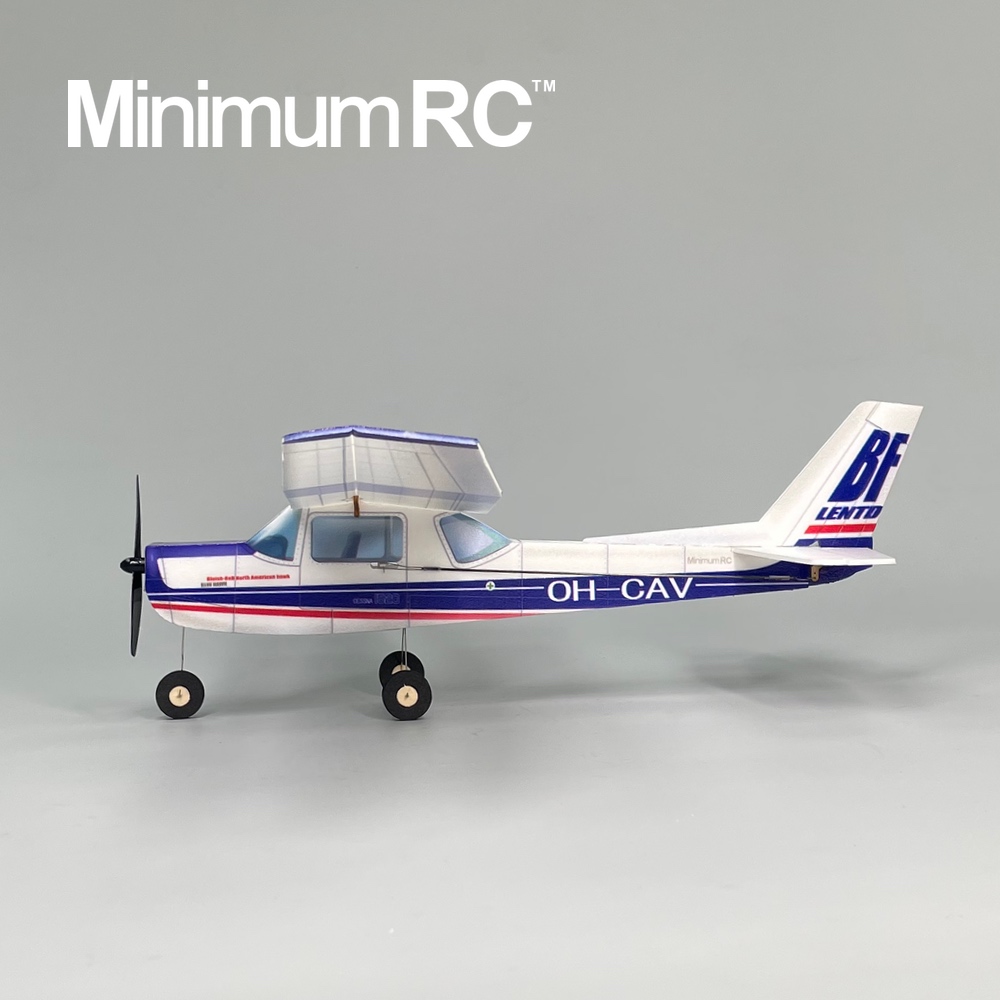MinimumRC Plane Kit Blue Cessn - Kids Outdoor Play Equipment review and price