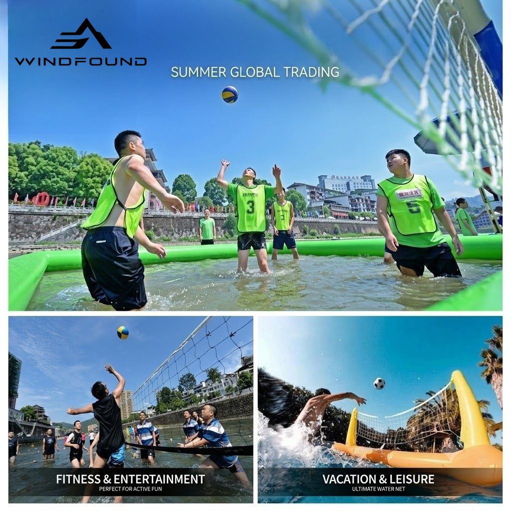 Adjustable Pool Volleyball Net - Kids Outdoor Volleyball Net review and price