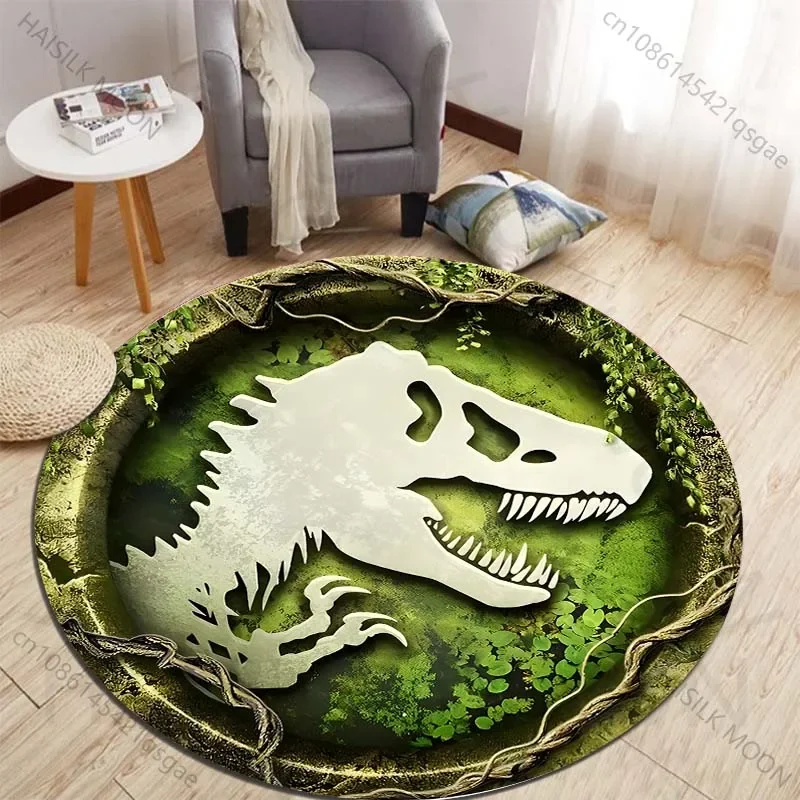 HD 3D Dinosaur Print Round Rug - Kids Outdoor Area review and price