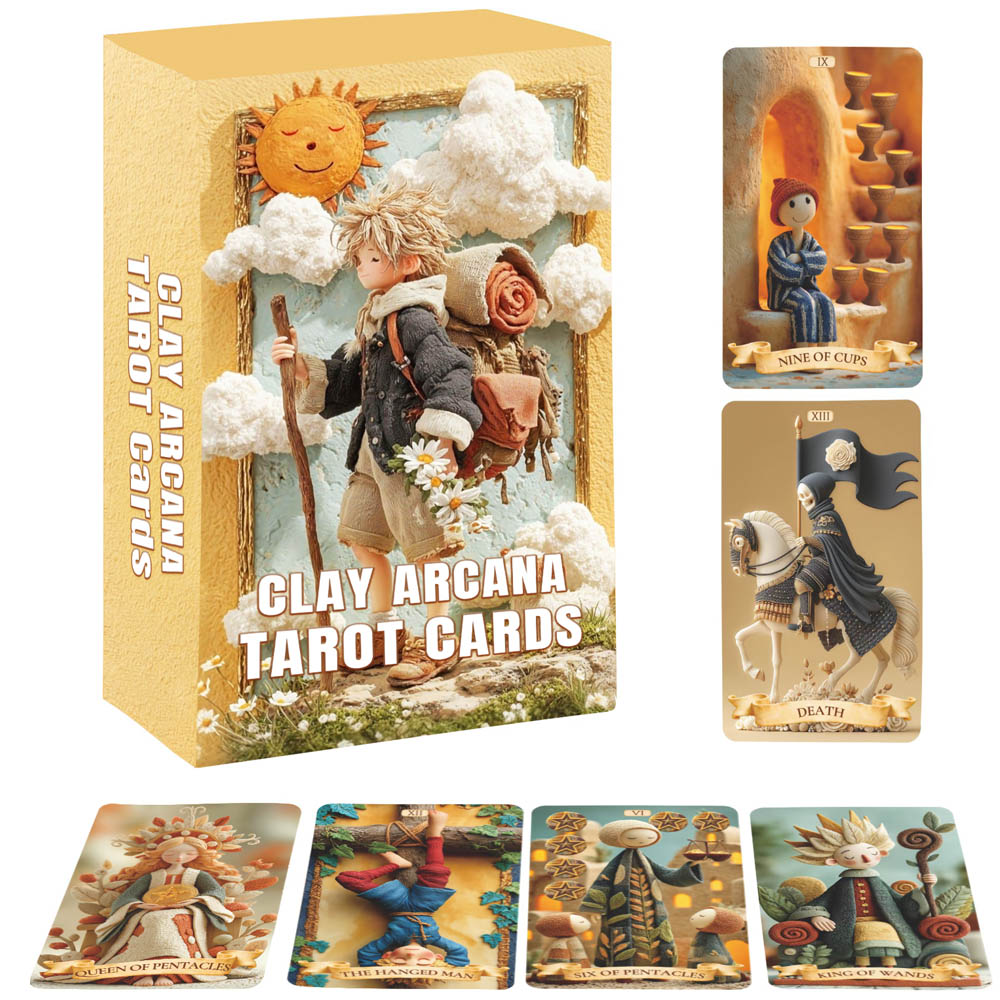 78 Tarot Cards Set, 13x8 Cm Th - Muddy Puddle Suit review and price
