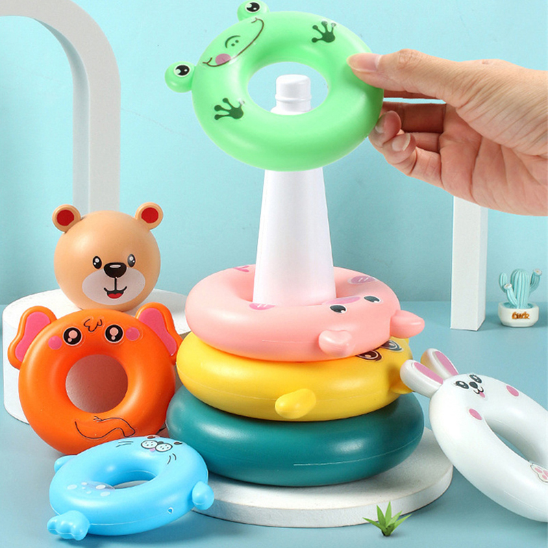 Rainbow Stacking Ring Tower Mo - Kids Outdoor Water Toys review and price