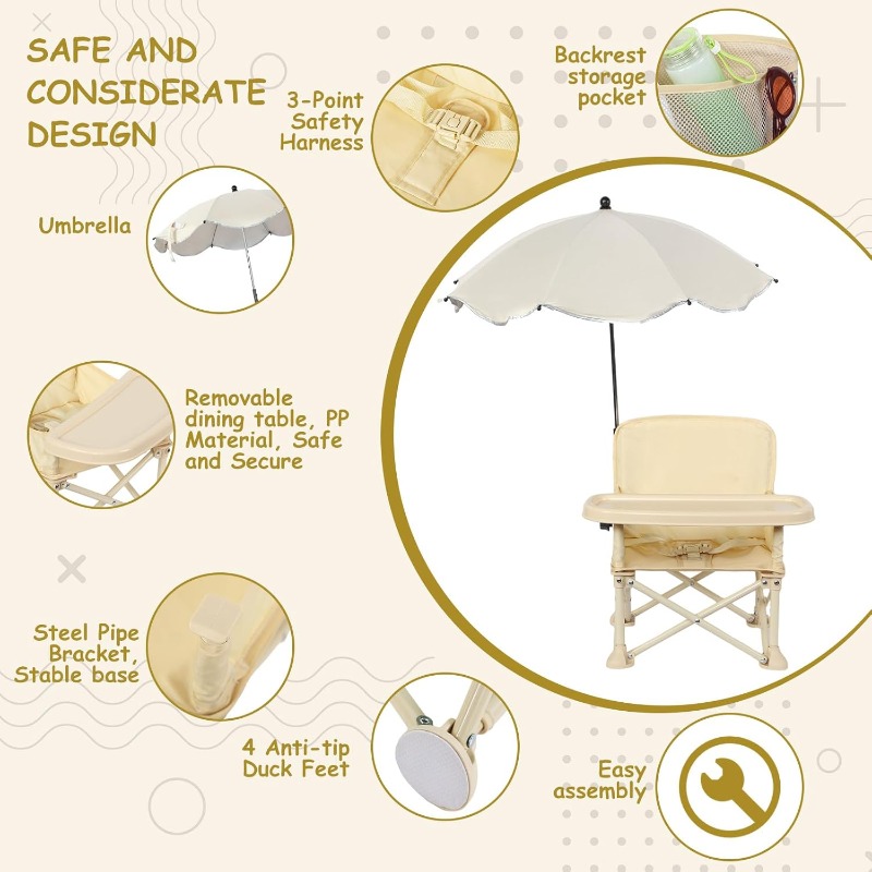 Baby Outdoor Beach Chair with  - Kids Outdoor Dining Table review and price