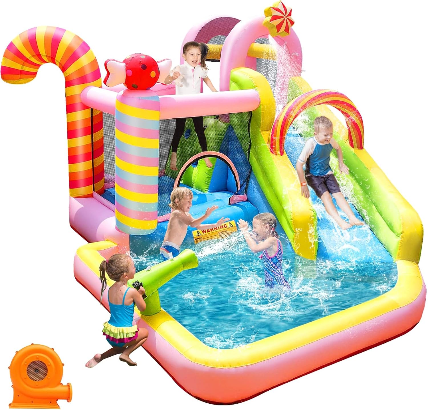 Kids Inflatable Water Slide Bo - Kids Outdoor Climbing review and price