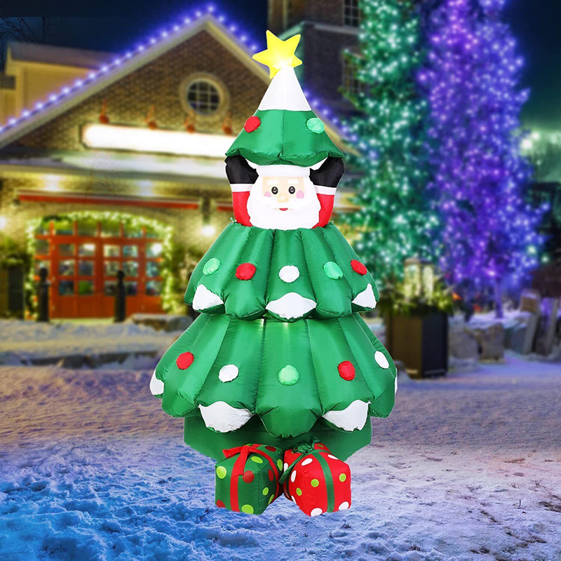 6 Ft Inflatable Christmas Tree - Kids Outdoor Xmas Gifts review and price