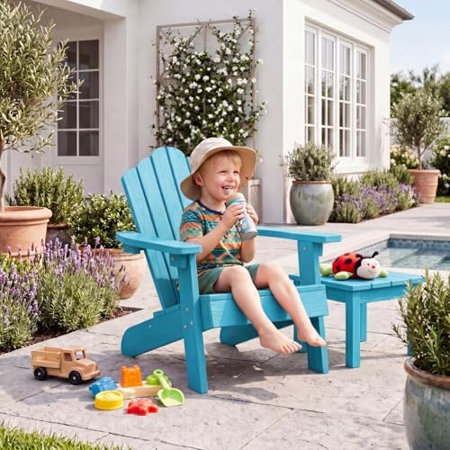Kids Adirondack Chair, All-Wea - Kids Outdoor Adirondack Chair review and price