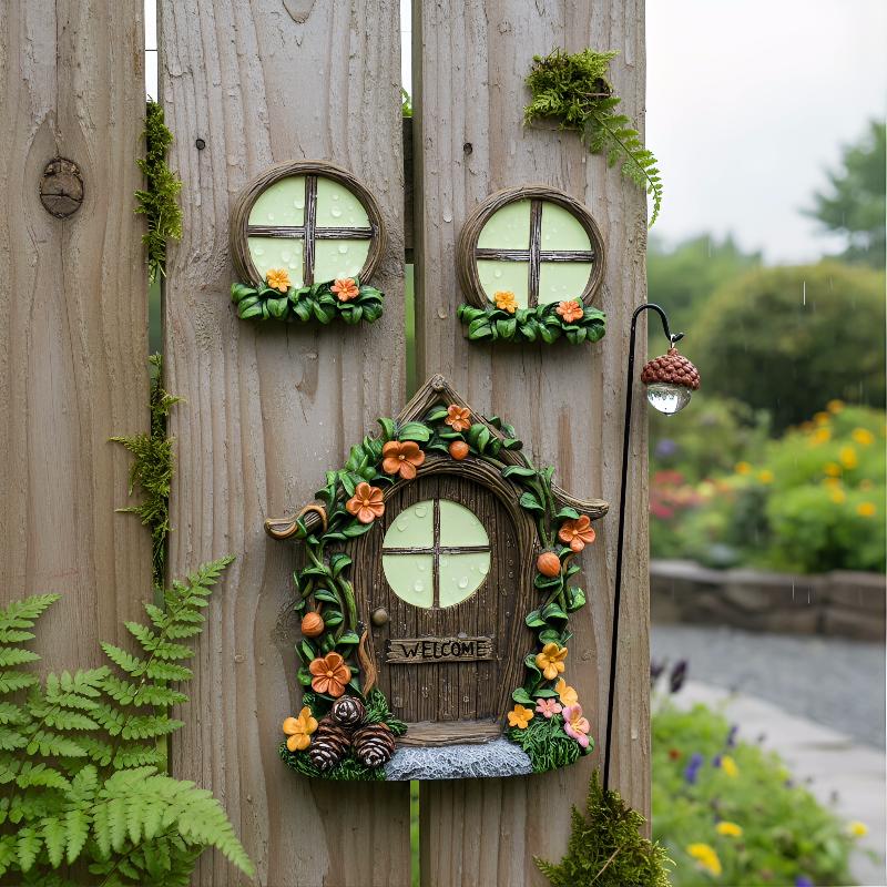 Fairy Door Windows for Trees   - Kids Outdoor Fairy Garden review and price