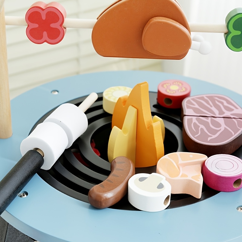 Wooden Barbecue Playset For Ki - Kids Outdoor Bbq review and price