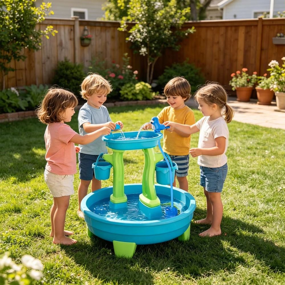 Portable No-Drill Water Table  - Kids Outdoor Table review and price