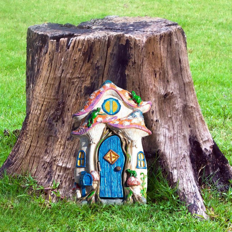 Fairy Garden House Wooden Tree - Kids Outdoor Fairy Garden review and price