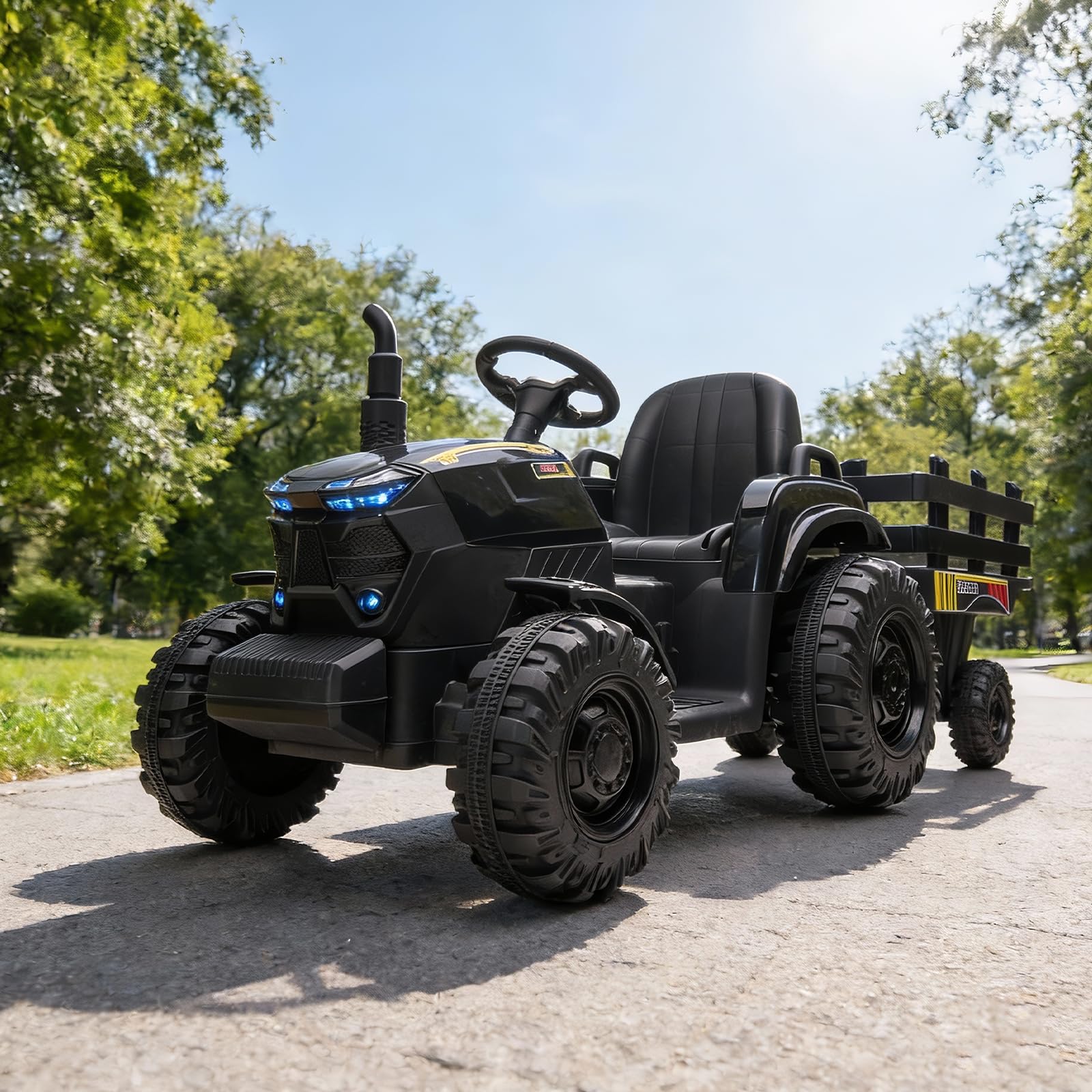 12V Kids Ride On Tractor With  - Kids Outdoor Music review and price