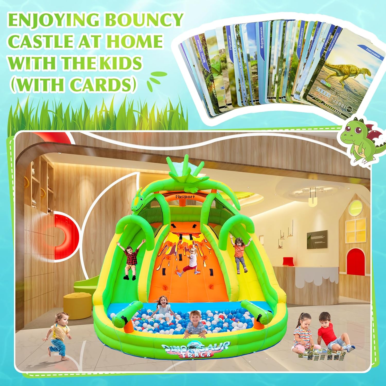 Kids Inflatable Bounce House w - Kids Outdoor Climbing review and price