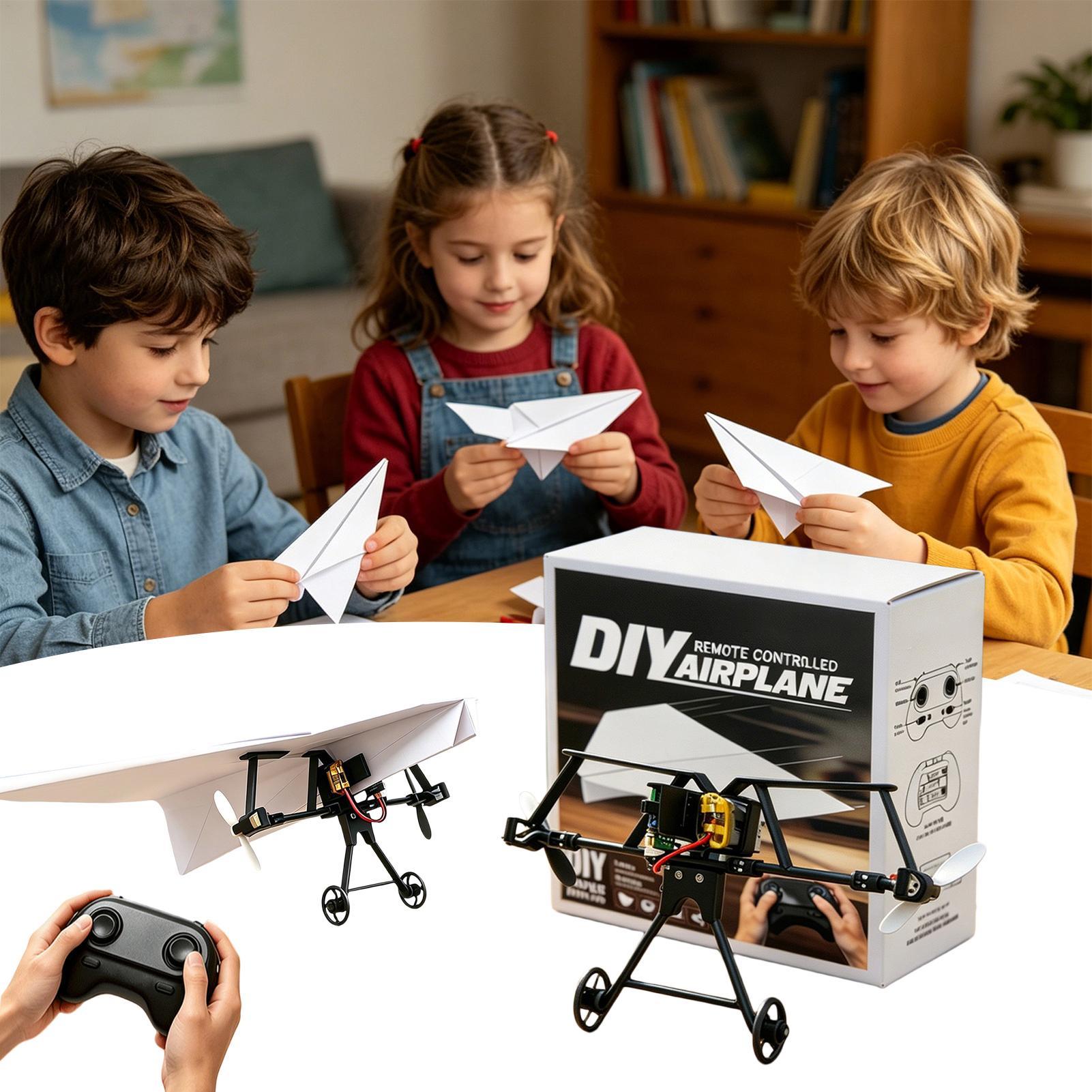 DIY RC Paper Airplane Kit Plan - Kids Outdoor Play Equipment review and price