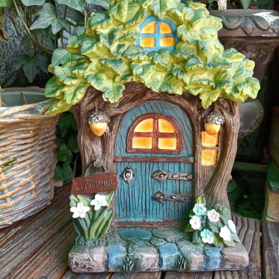 Wooden Miniature Fairy Gnome E - Kids Outdoor Fairy Garden review and price