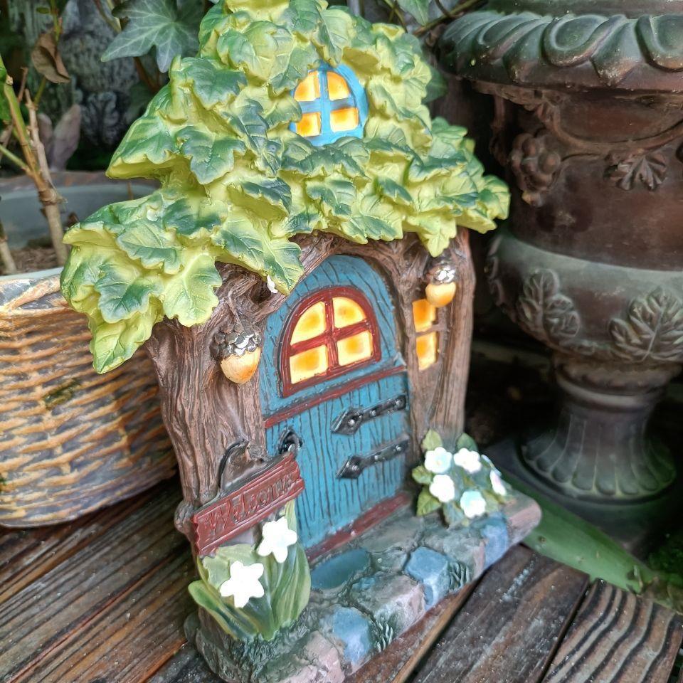 Wooden Miniature Fairy Gnome E - Kids Outdoor Fairy Garden review and price
