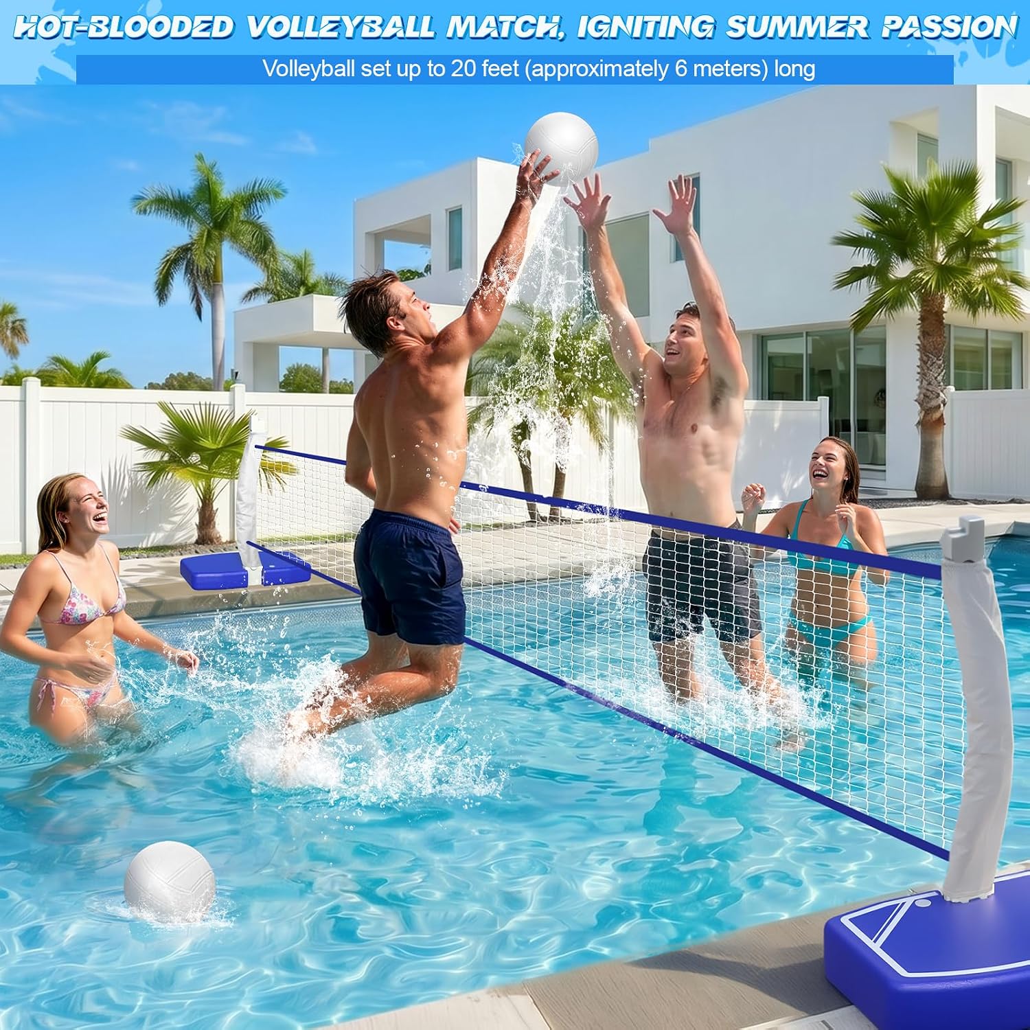 2-in-1 Pool Basketball Hoop an - Kids Outdoor Volleyball Net review and price