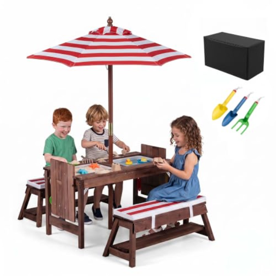 Outdoor kids picnic table for  - Kids Outdoor Table review and price