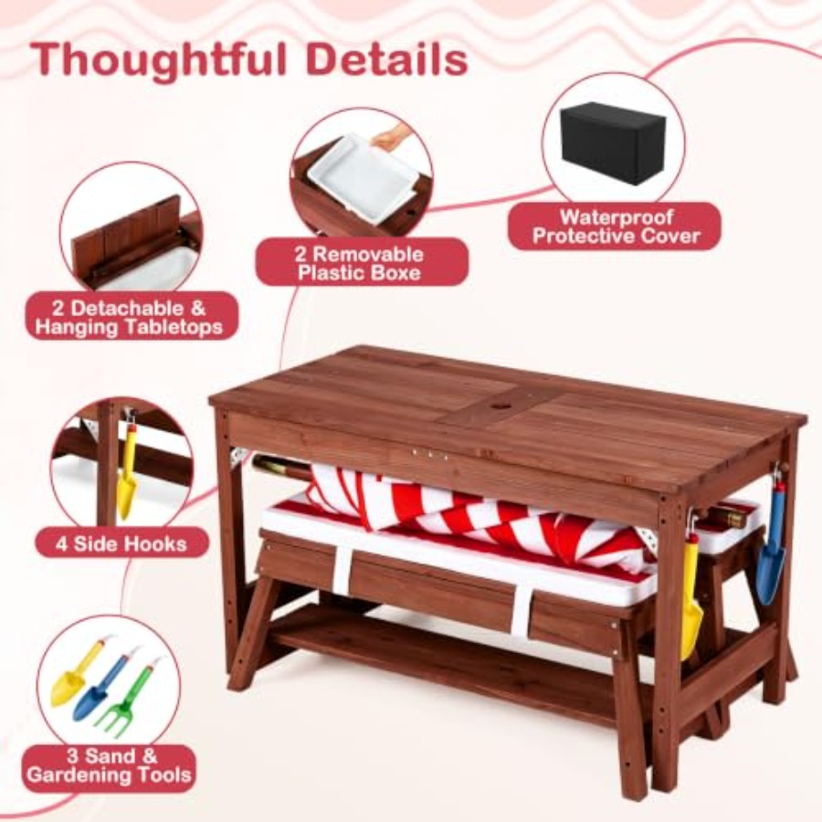Outdoor kids picnic table for  - Kids Outdoor Table review and price
