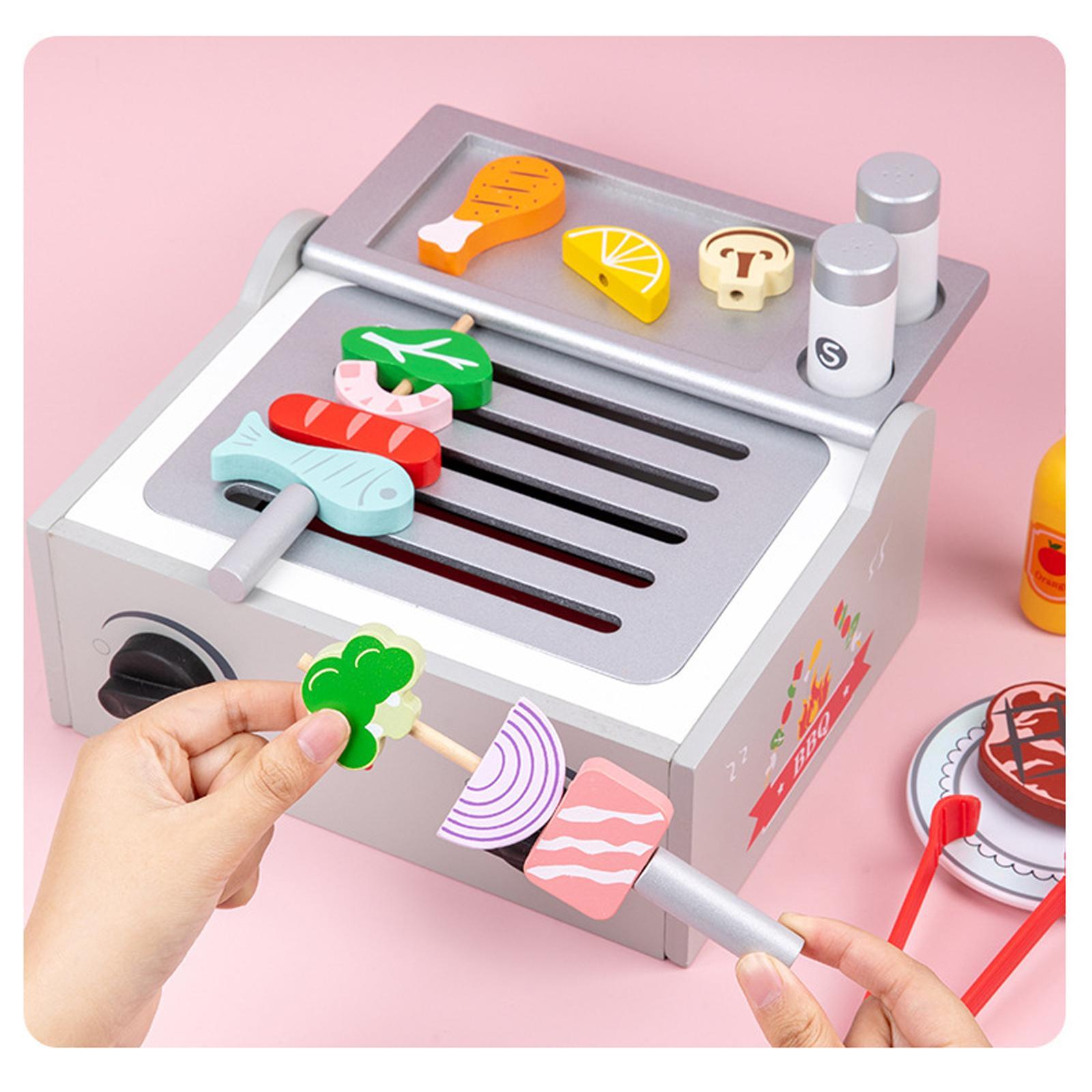 Kids Wooden Barbecue Playset - - Kids Outdoor Bbq review and price