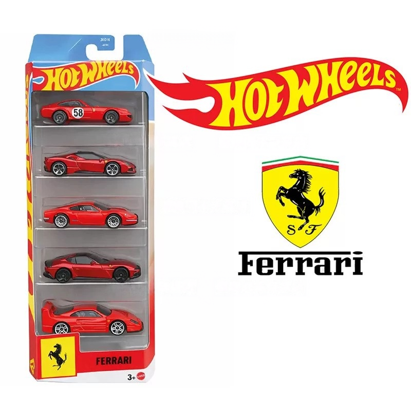New 5PCS Hot Wheels Ferrari Se - Hot Wheels Car Track Sets review and price