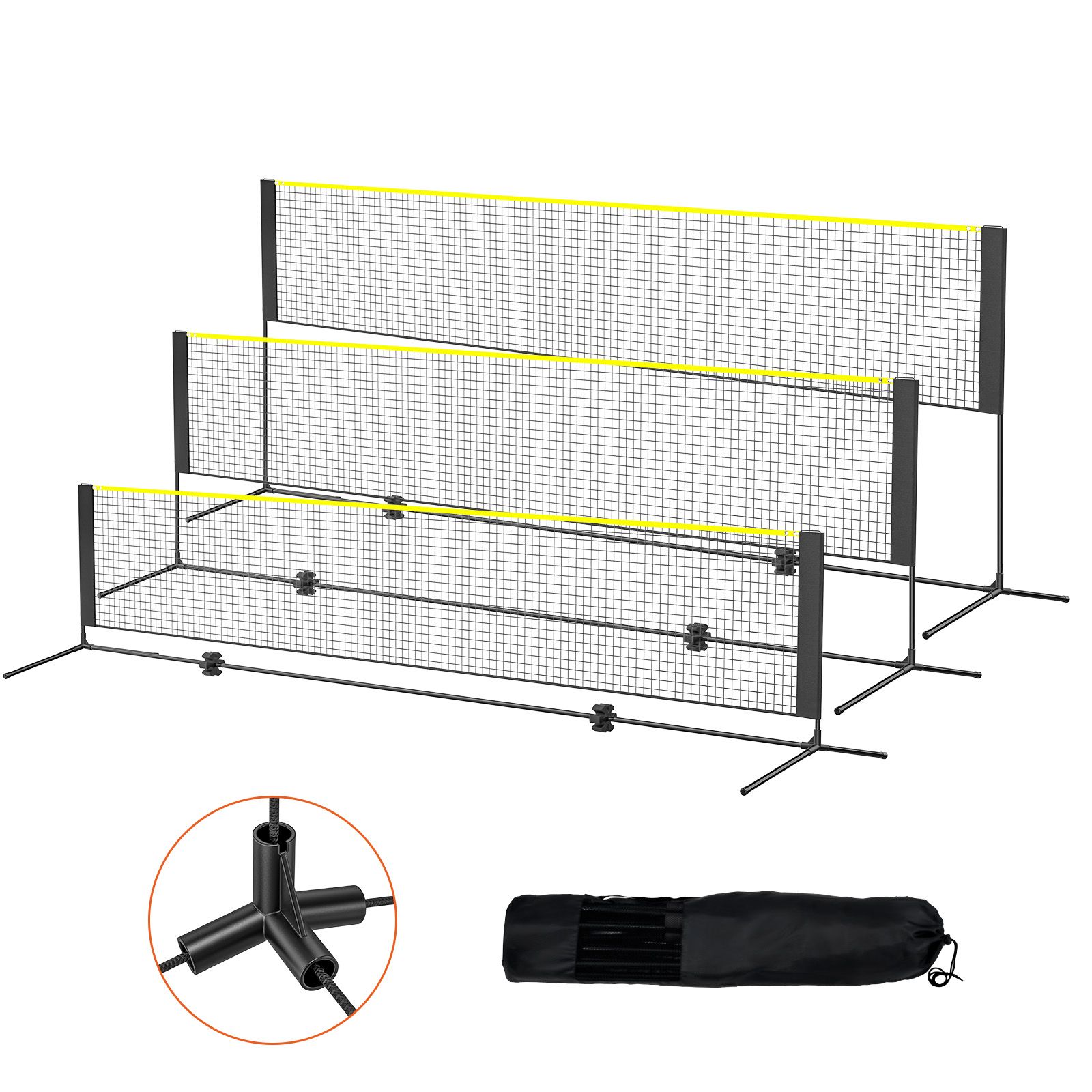 Badminton Net, Height Adjustab - Kids Outdoor Volleyball Net review and price