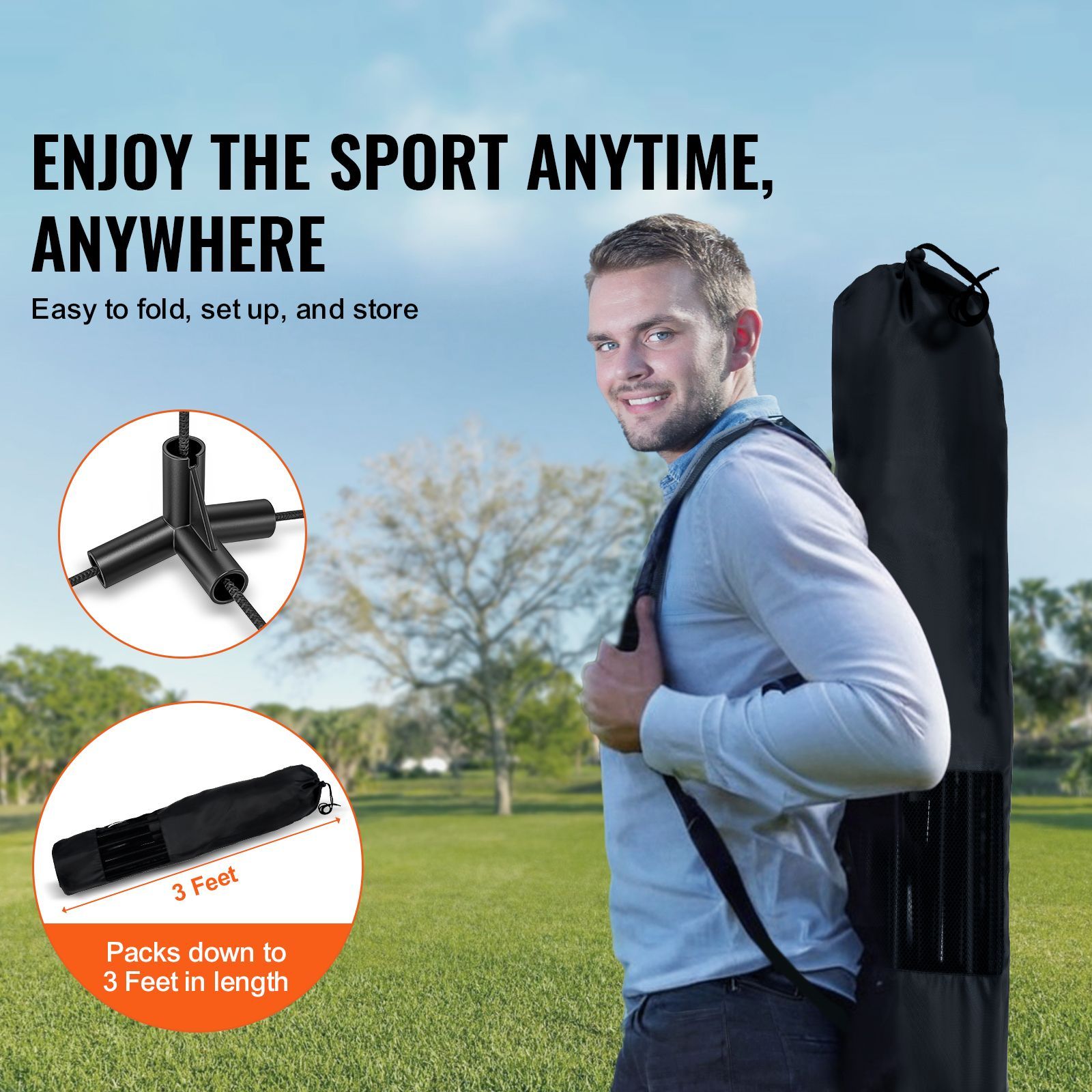 Badminton Net, Height Adjustab - Kids Outdoor Volleyball Net review and price